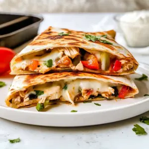 Authentic Chicken Quesadilla
