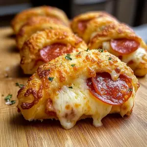 Pepperoni Pizza Crescent Rolls