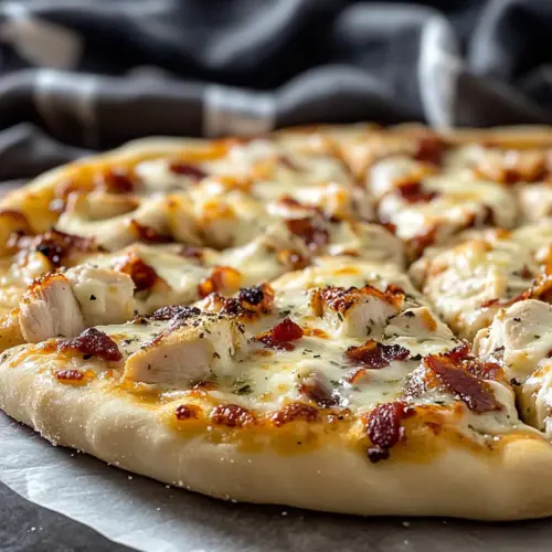 Chicken Bacon Ranch Pizza