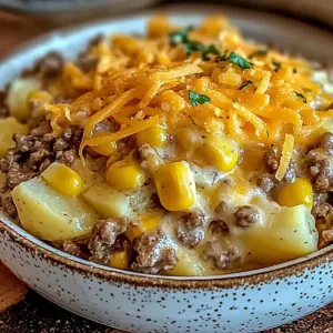 Slow Cooker Cowboy Potato Casserole