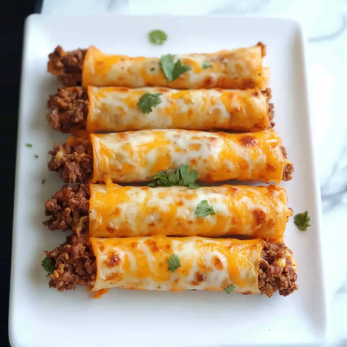 Keto Beef Taquitos