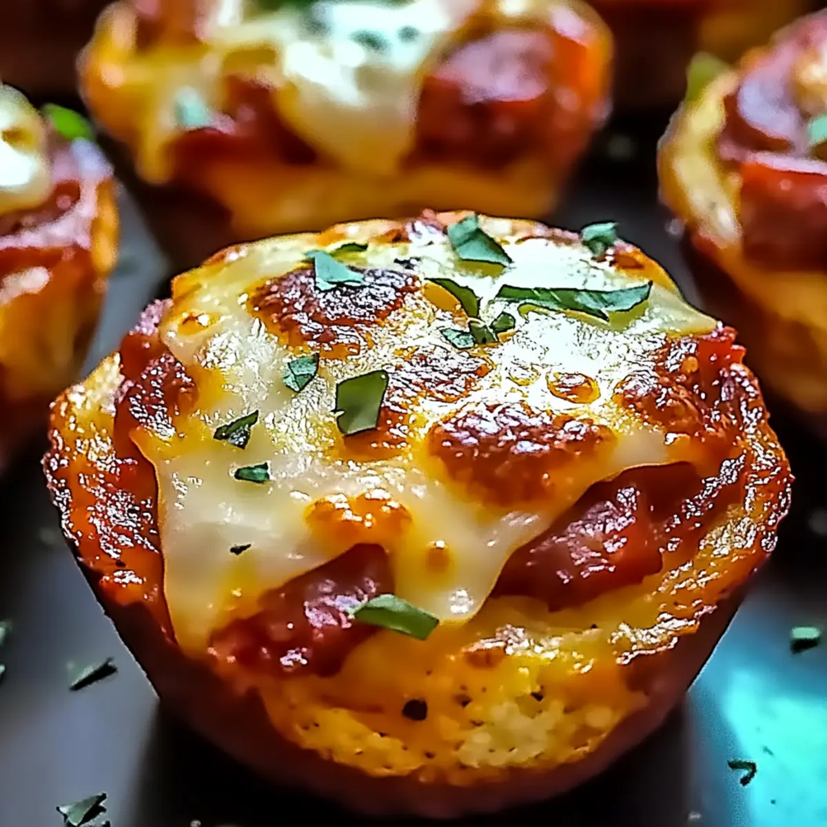 Carnivore Pizza Muffins