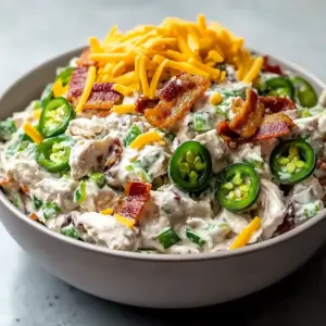 Ultimate Jalapeno Popper Chicken Salad