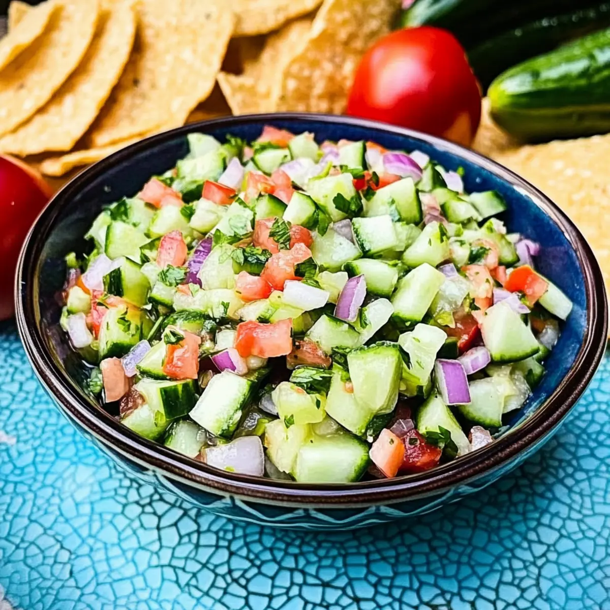 crisp cucumber salsa