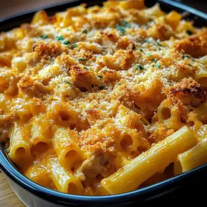 Smoky BBQ Chicken & Cheddar Pasta Bake