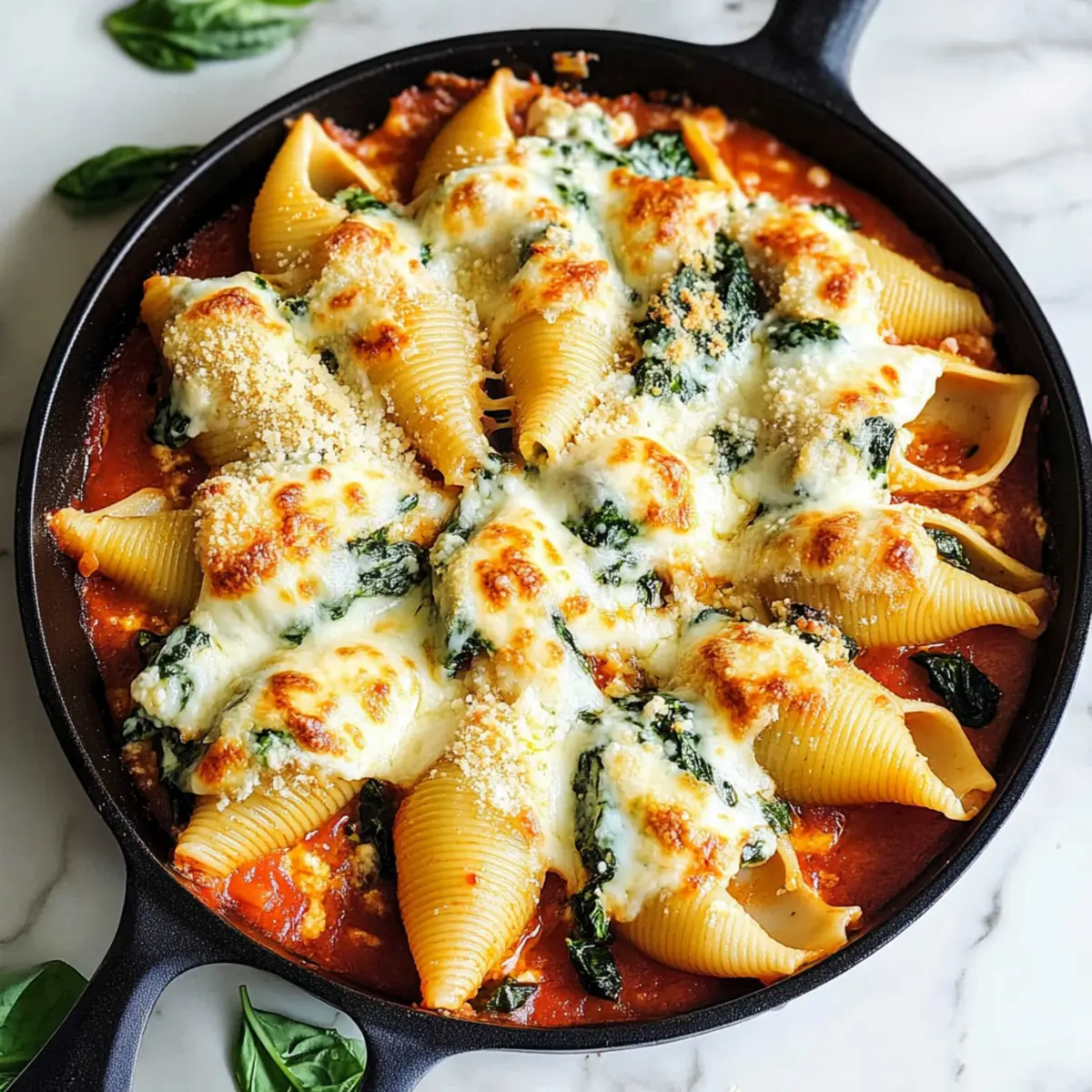 Spinach Ricotta Stuffed Shells