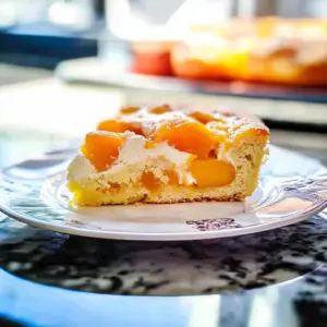 Peaches and Cream Cake