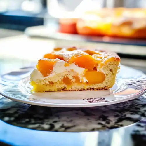 Peaches and Cream Cake