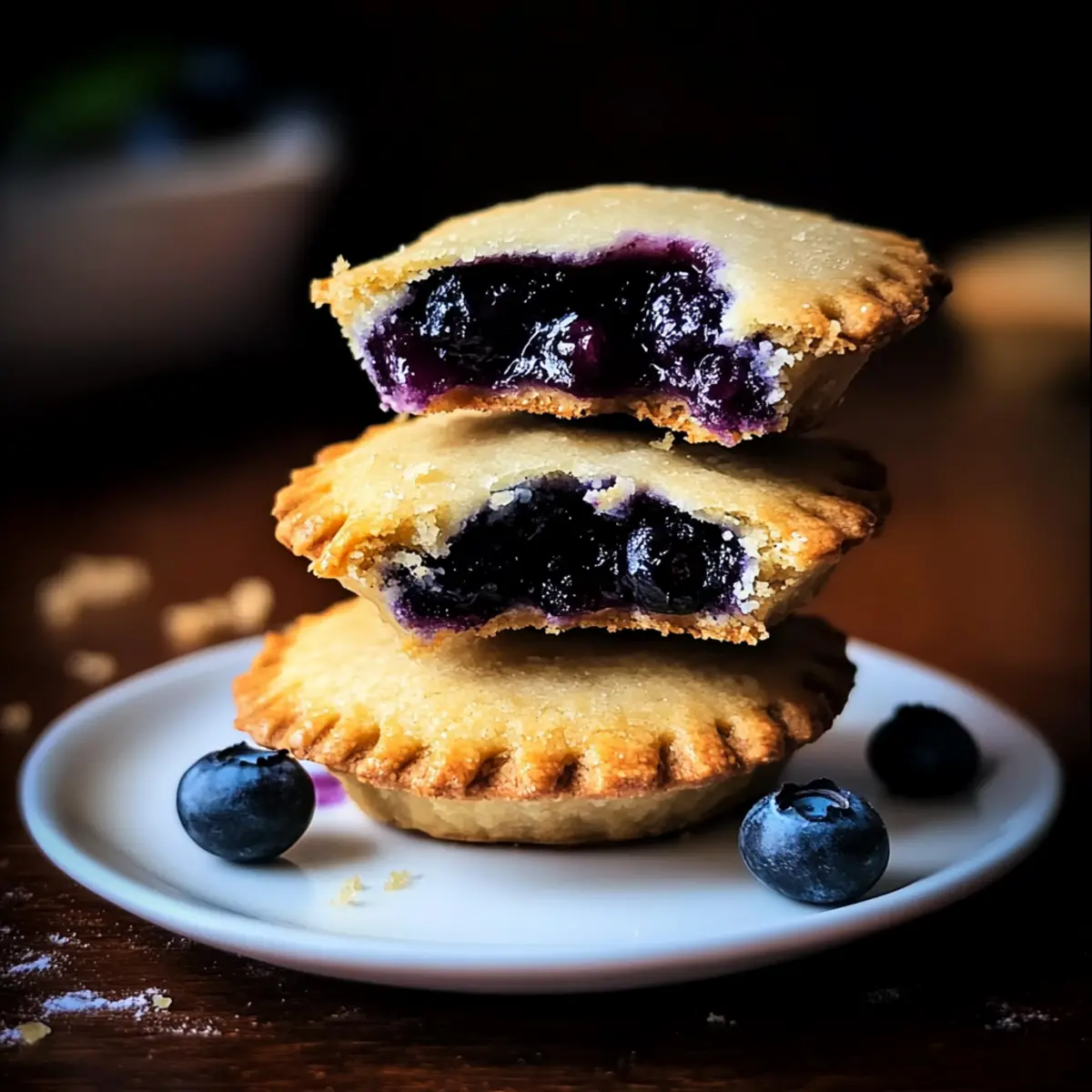 Blueberry Pie Cookies