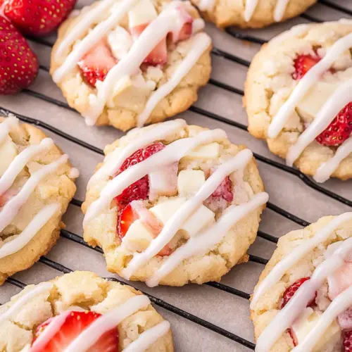 Strawberry Shortcake Cookies