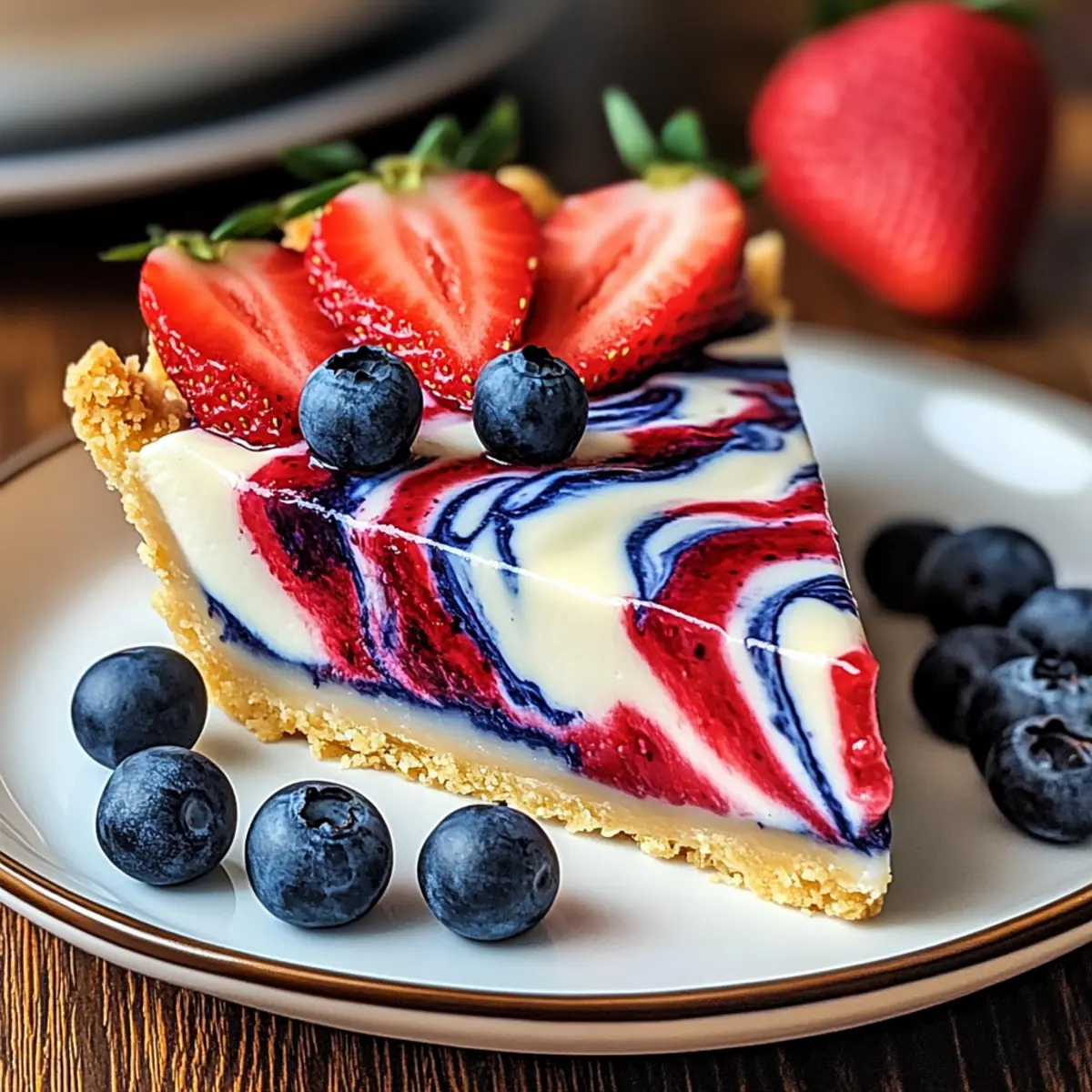 4th of July Swirl Pie