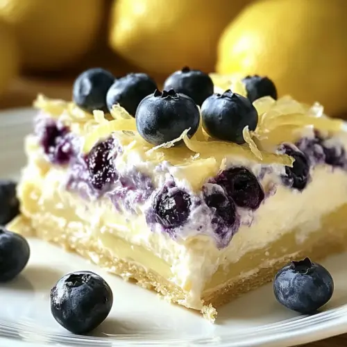 Lemon Blueberry Lasagna