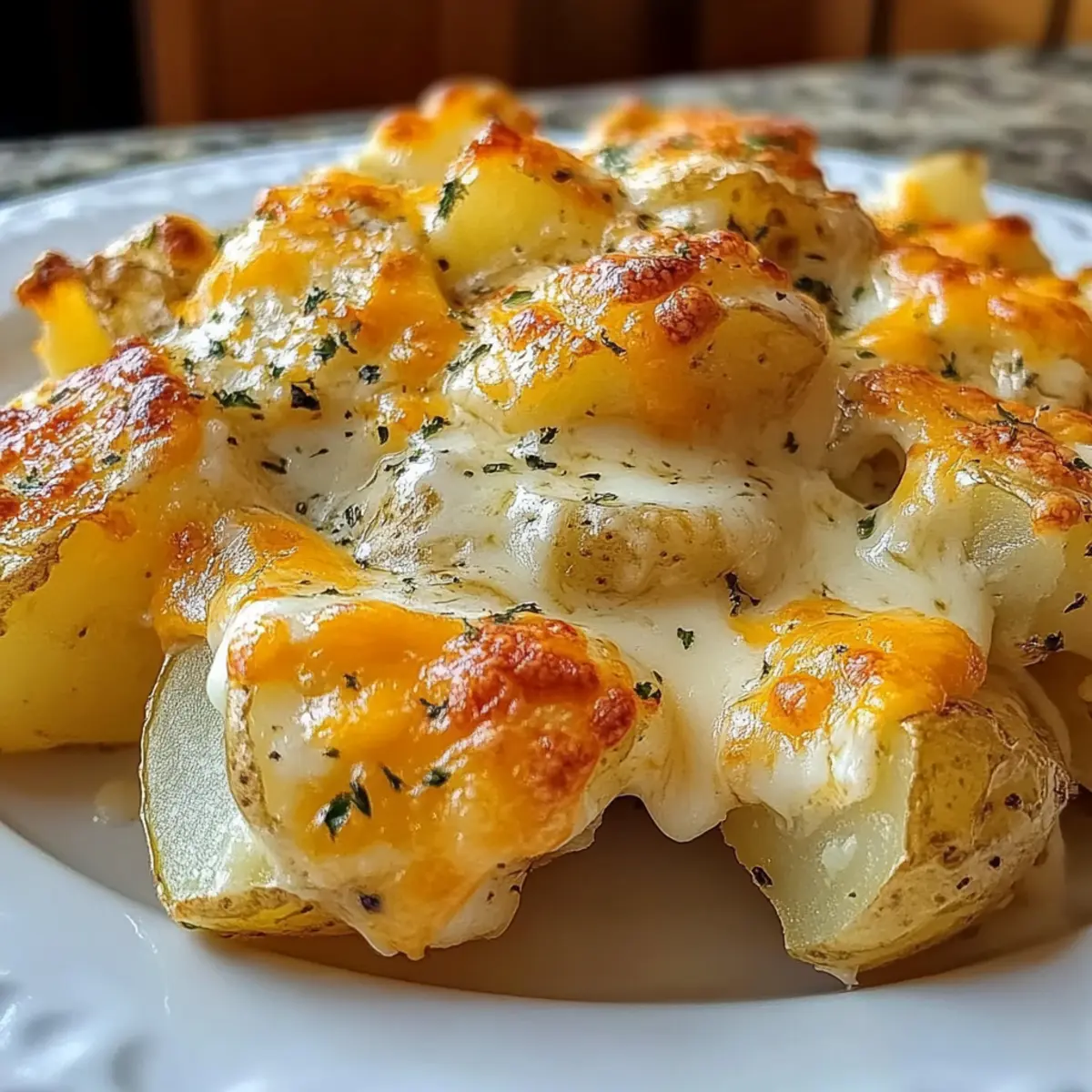 3-Ingredient Cheesy Ranch Potatoes