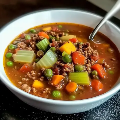 Ground Beef Vegetable Soup