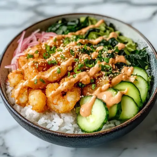 Crispy Shrimp Sushi Bowl