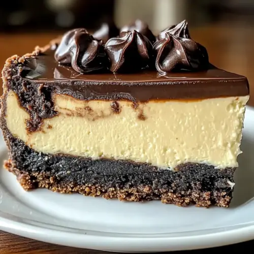 Boston Cream Pie Cheesecake