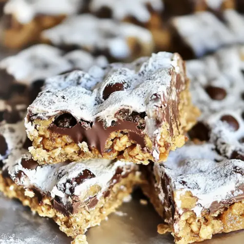 No Bake Puppy Chow Bars