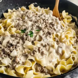 30-Minute Ground Beef Stroganoff