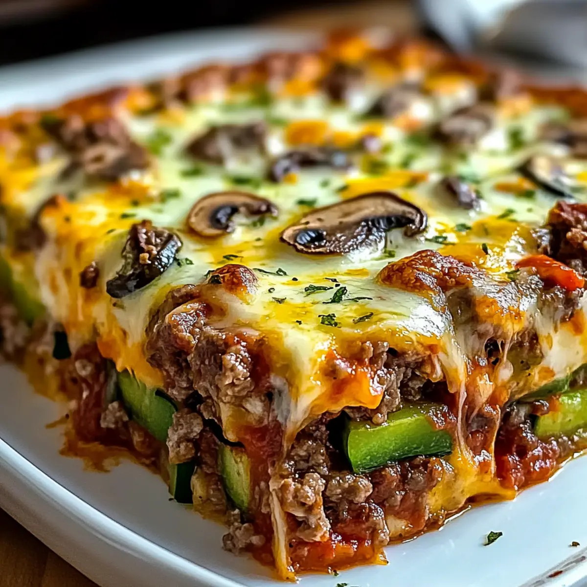 Zucchini Pizza Casserole