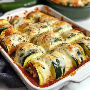 Baked Zucchini Roll Ups