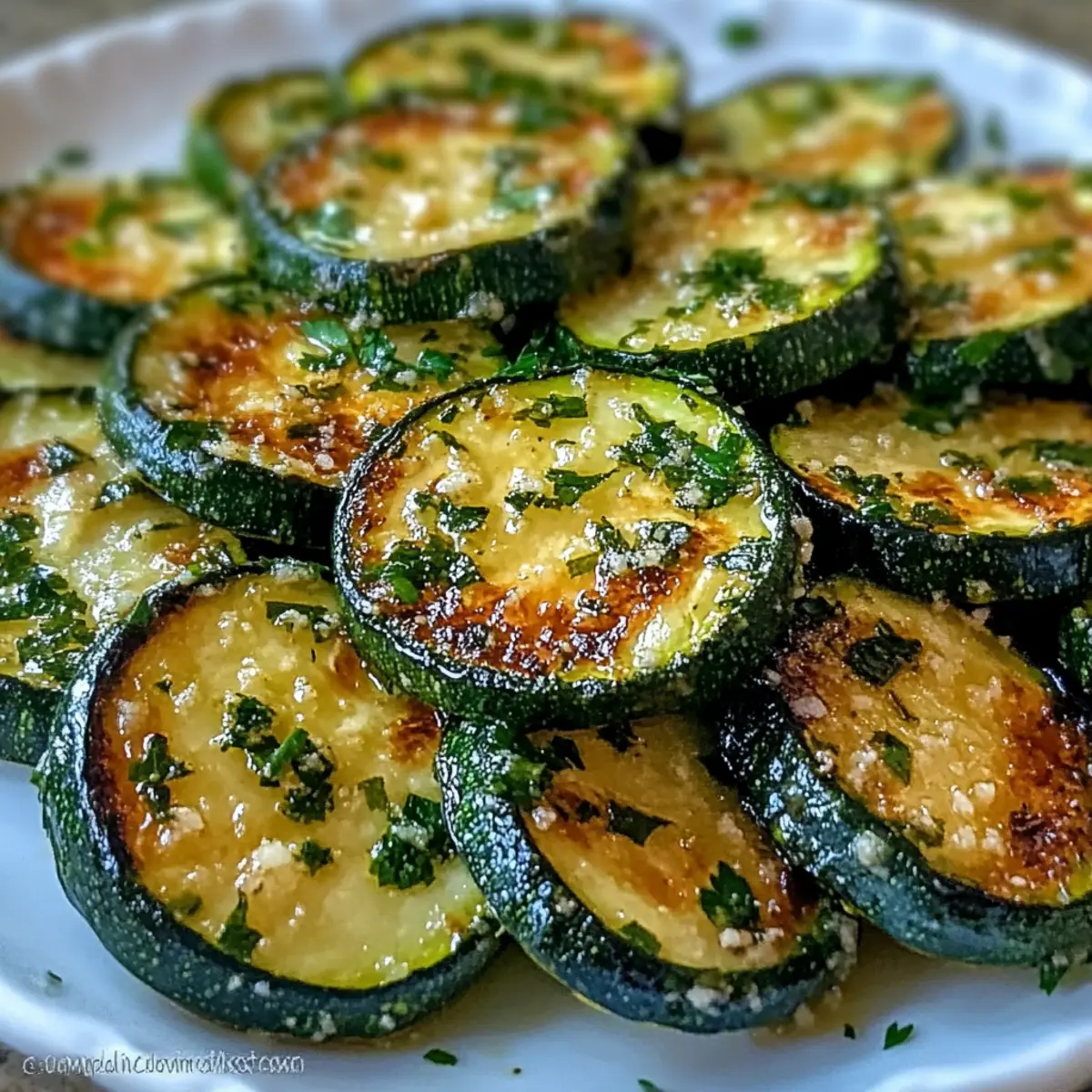 Low Carb Garlic Butter Zucchini