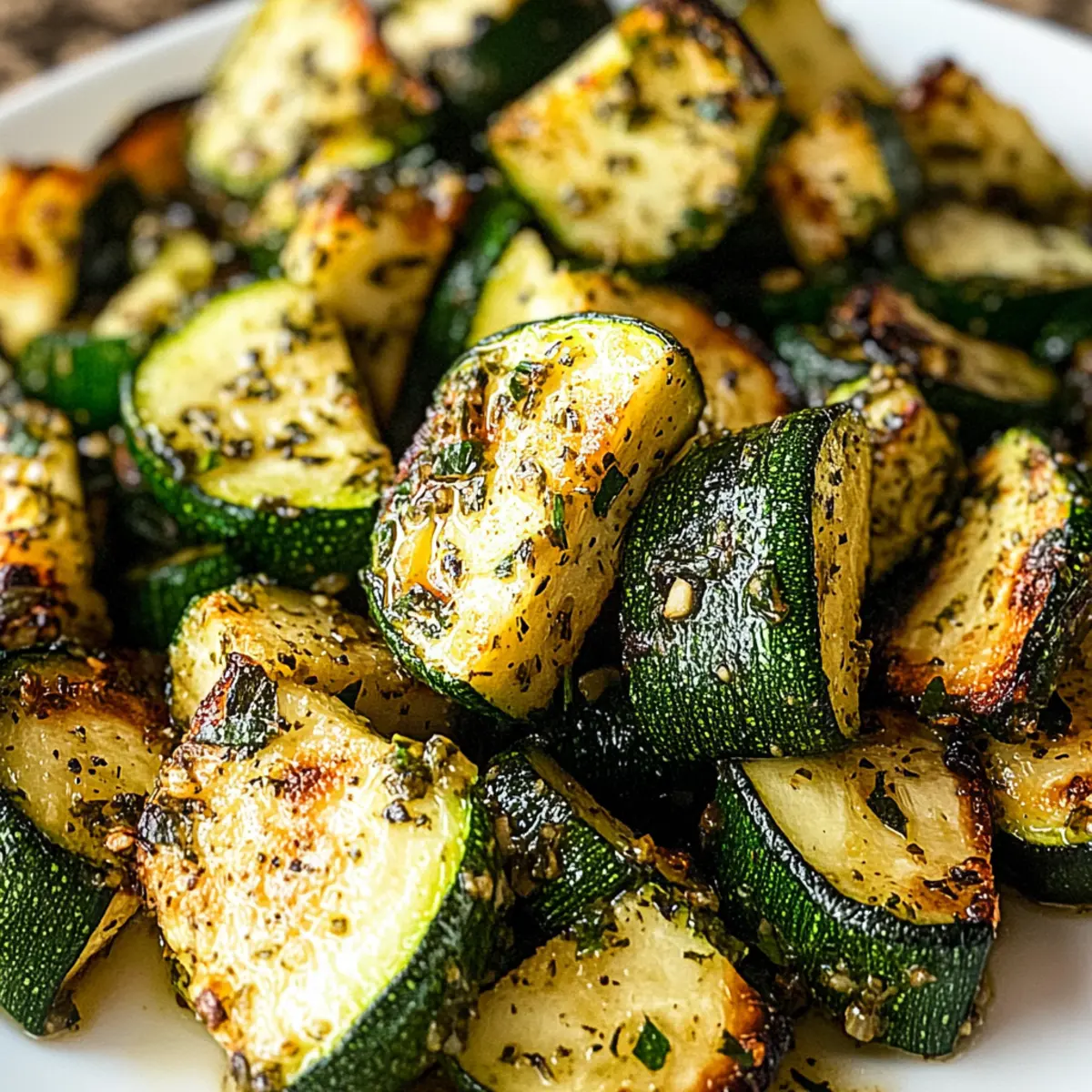 20 Minute Roasted Zucchini