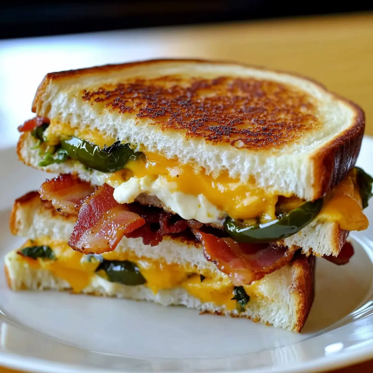 Jalapeno Popper Grilled Cheese
