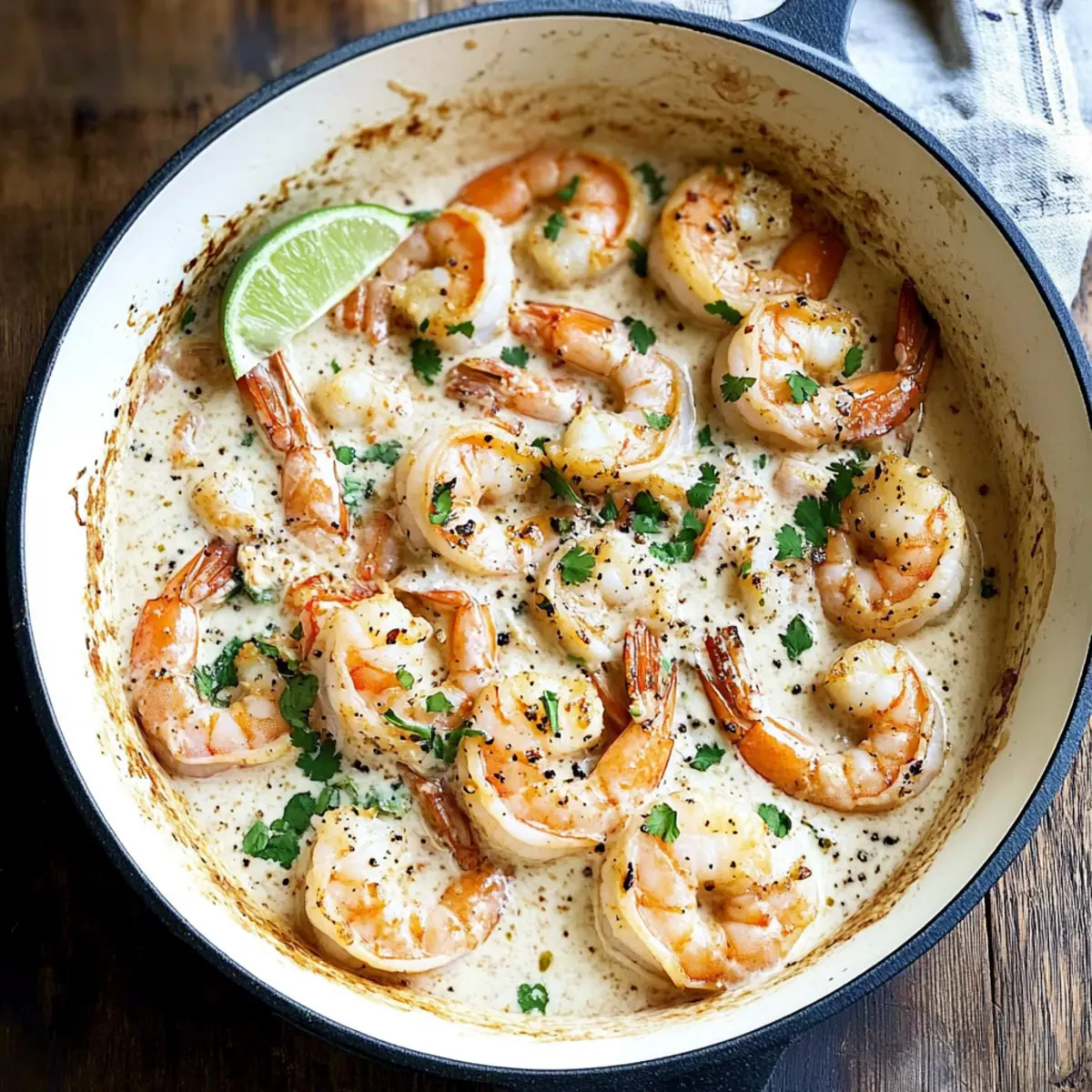 Garlic Shrimp in Coconut Milk