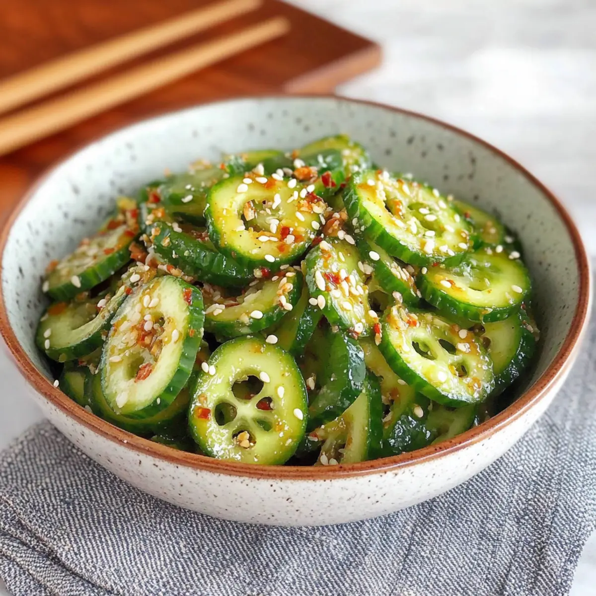 Viral Asian Cucumber Salad TikTok