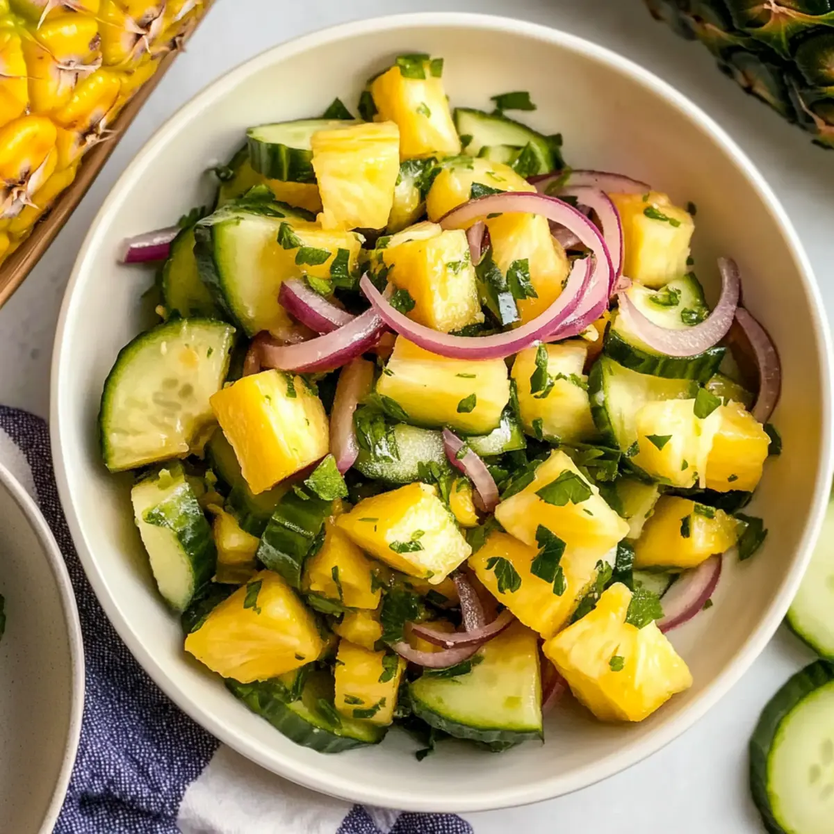 Pineapple Cucumber Salad