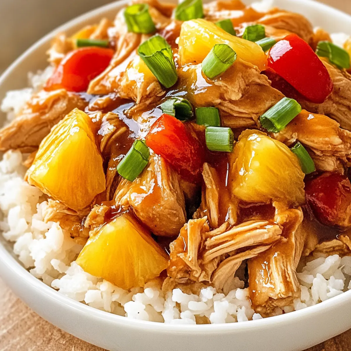 Sweet Hawaiian Crockpot Chicken