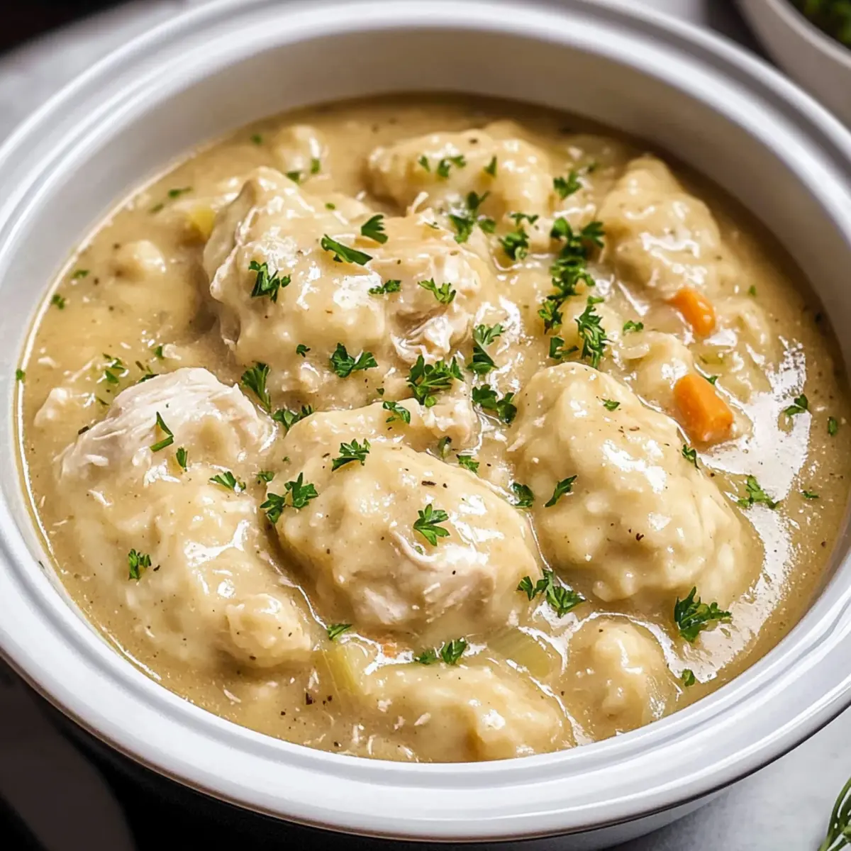 Slow Cooker Chicken and Dumplings