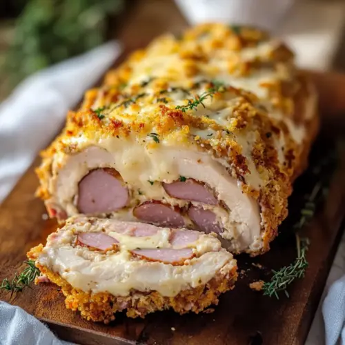 Chicken Cordon Bleu Meatloaf