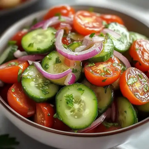 Cucumber Tomato Salad