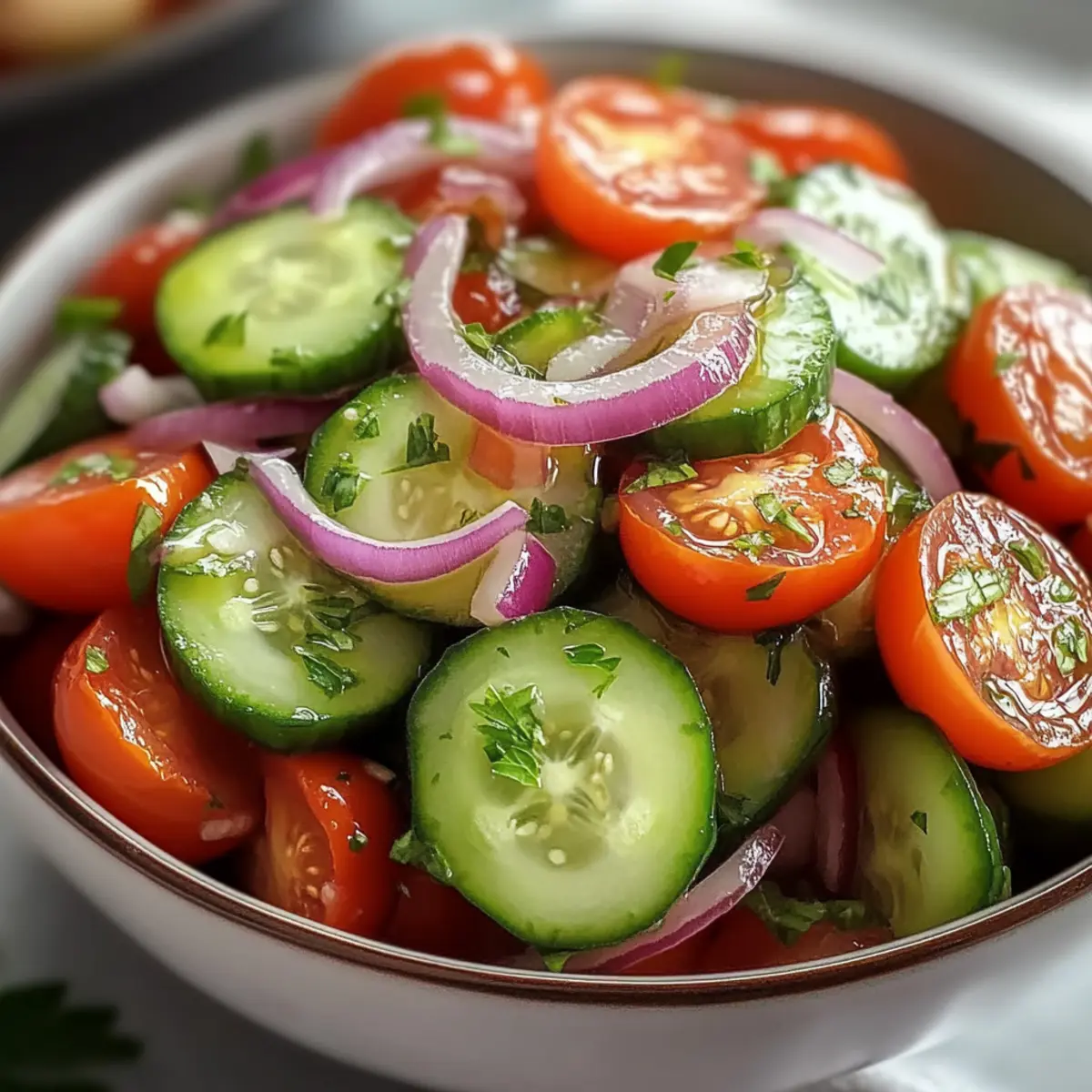 Cucumber Tomato Salad