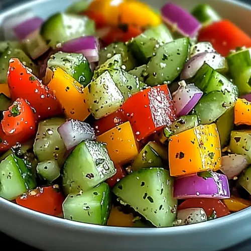 Cucumber Sweet Pepper Salad