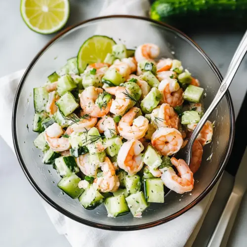Cucumber Shrimp Salad