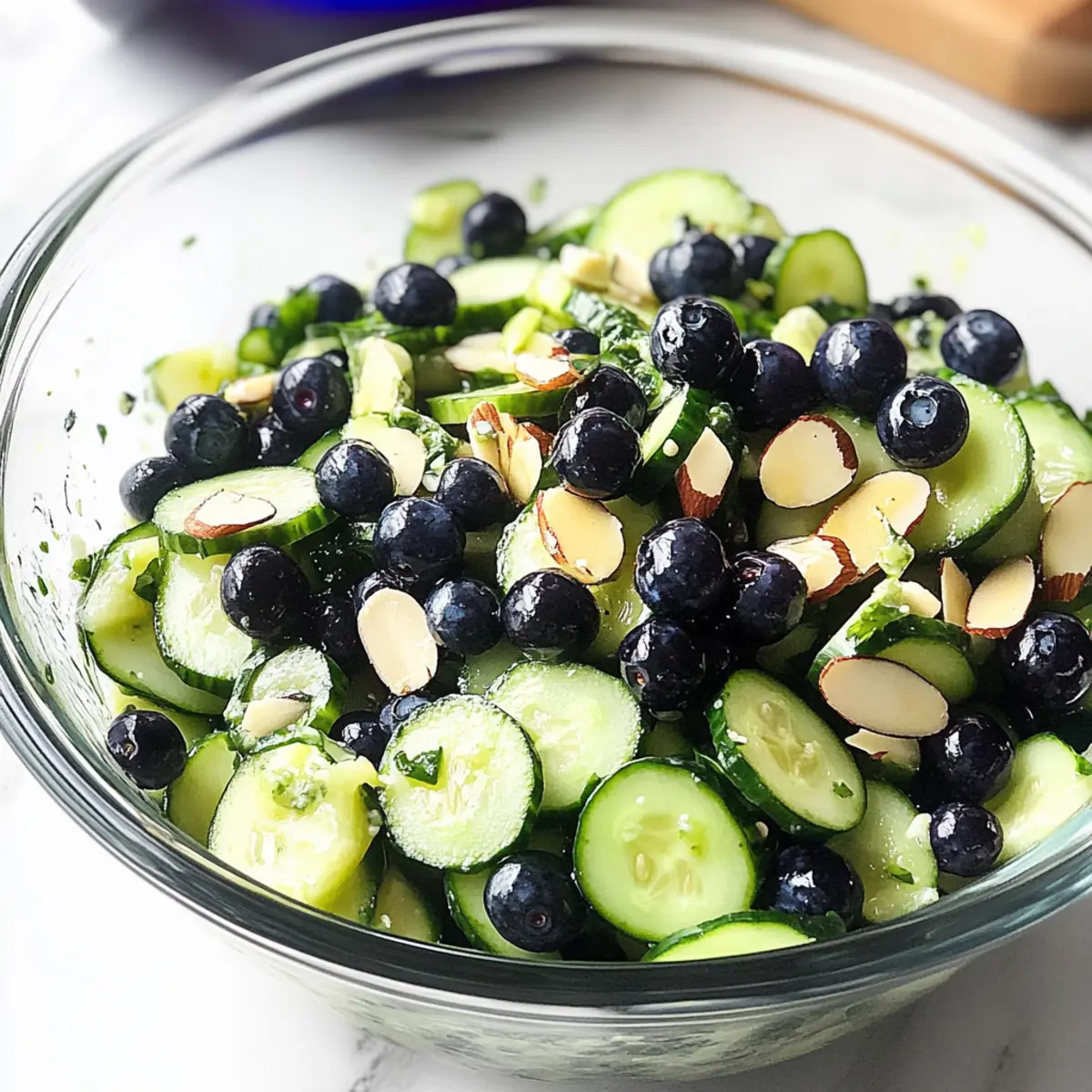 Cucumber Blueberry Salad