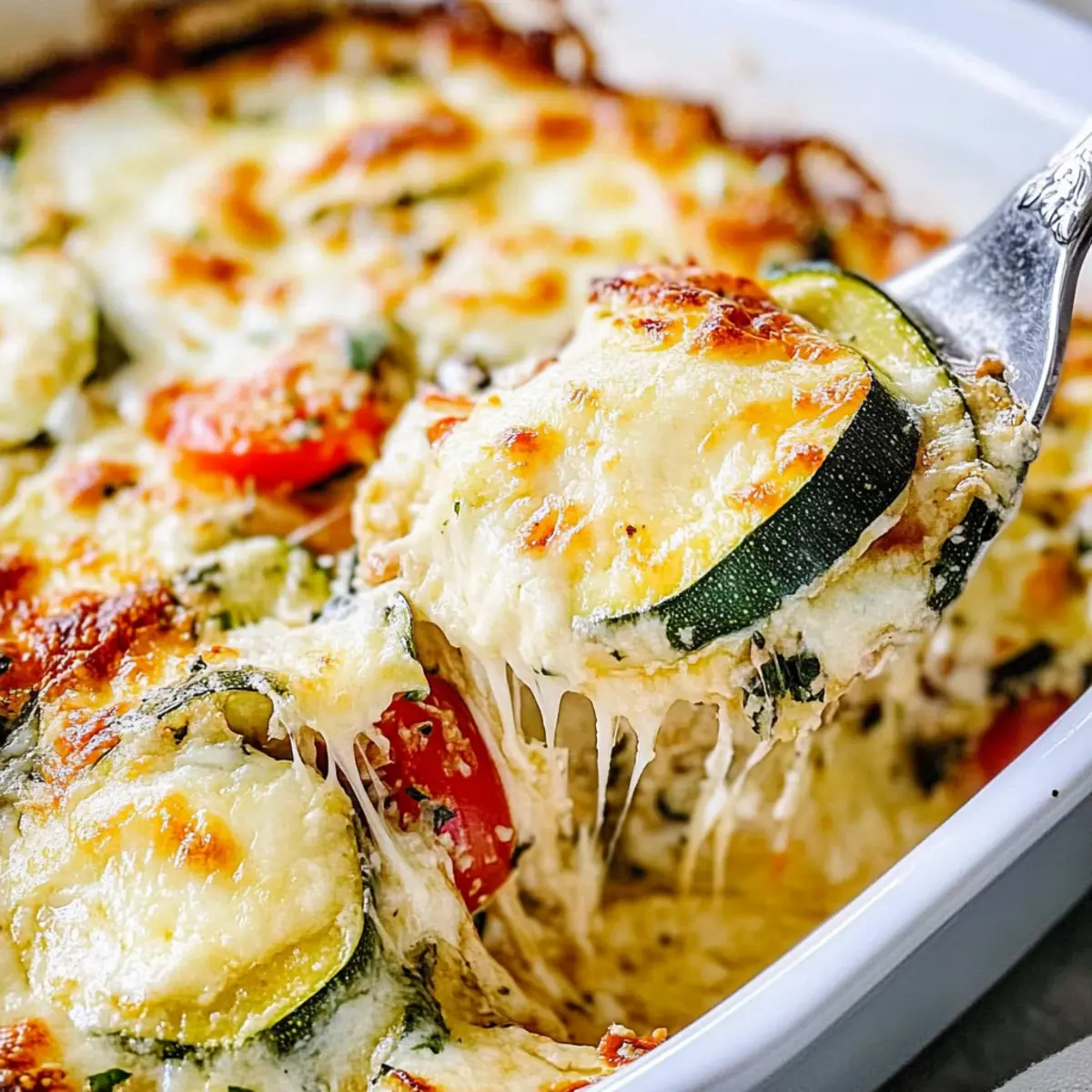 Baked Zucchini and Cheese
