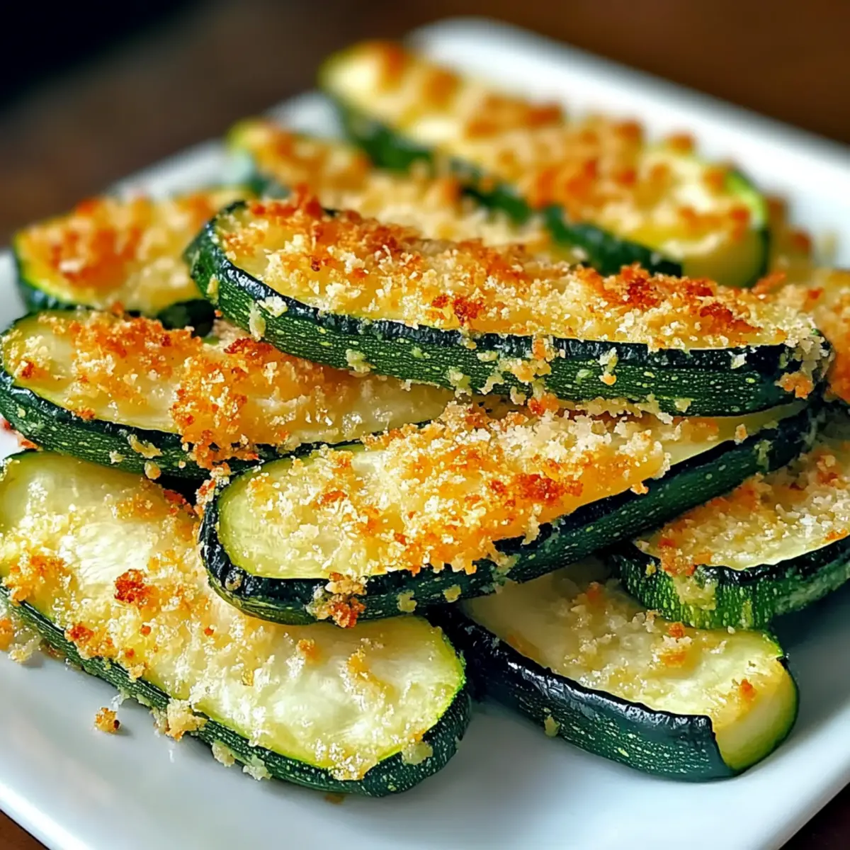 Parmesan Crusted Zucchini
