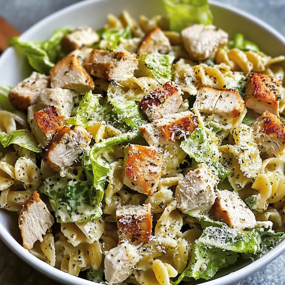 Chicken Caesar Pasta Salad Recipe