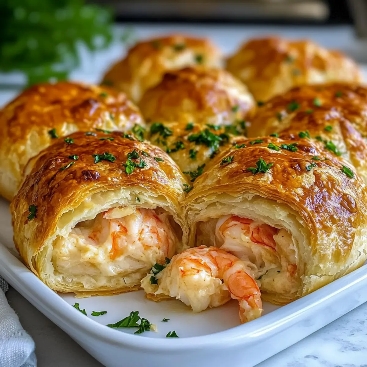 Cheesy Shrimp-Crab Bombs