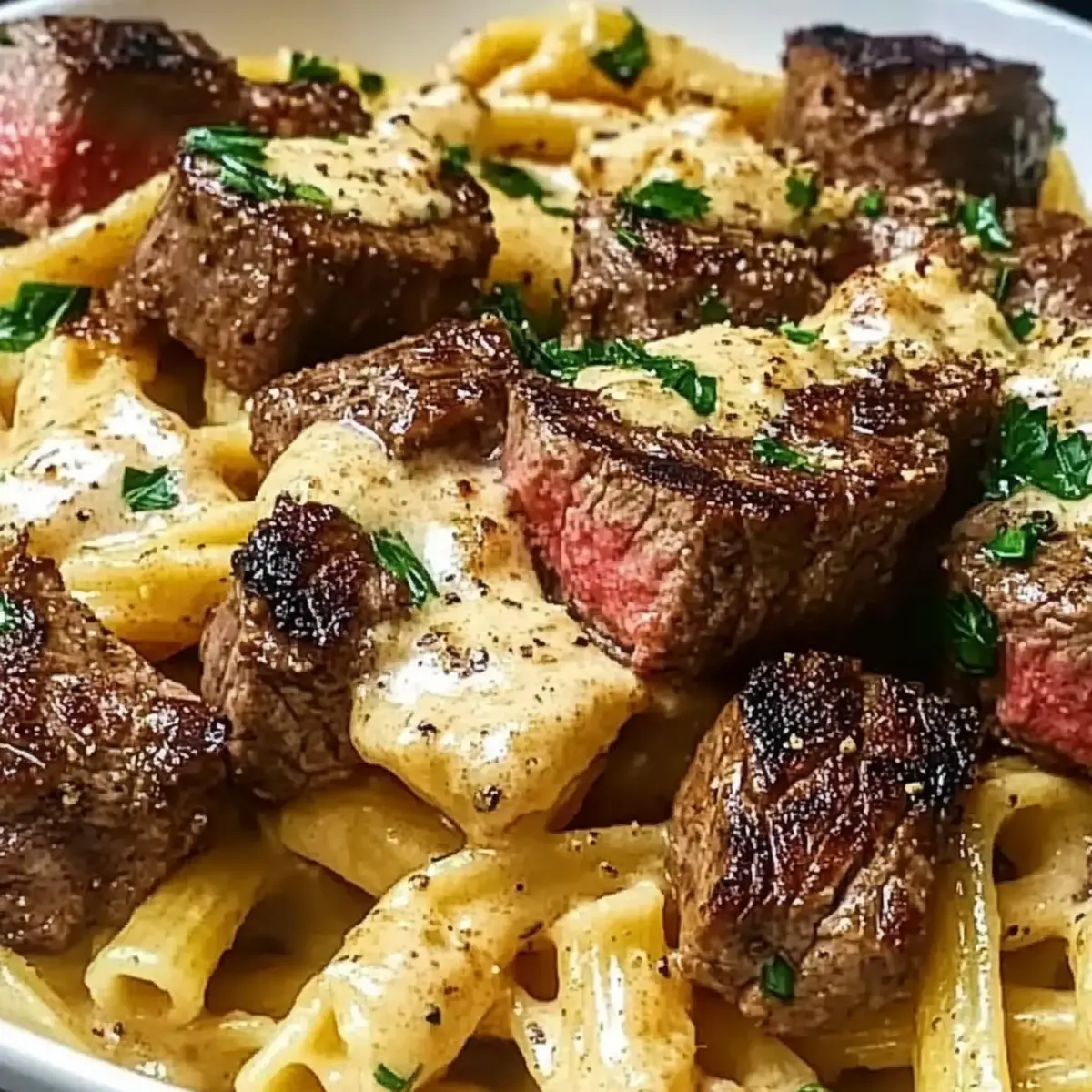 Cowboy Butter Steak Pasta