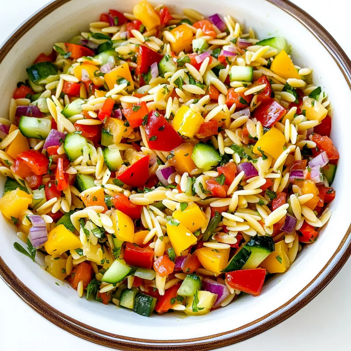 Summer Orzo Pasta Salad
