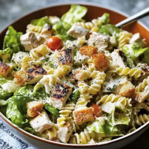 Chicken Caesar Pasta Salad