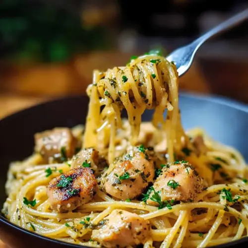 Garlic Butter Chicken Pasta
