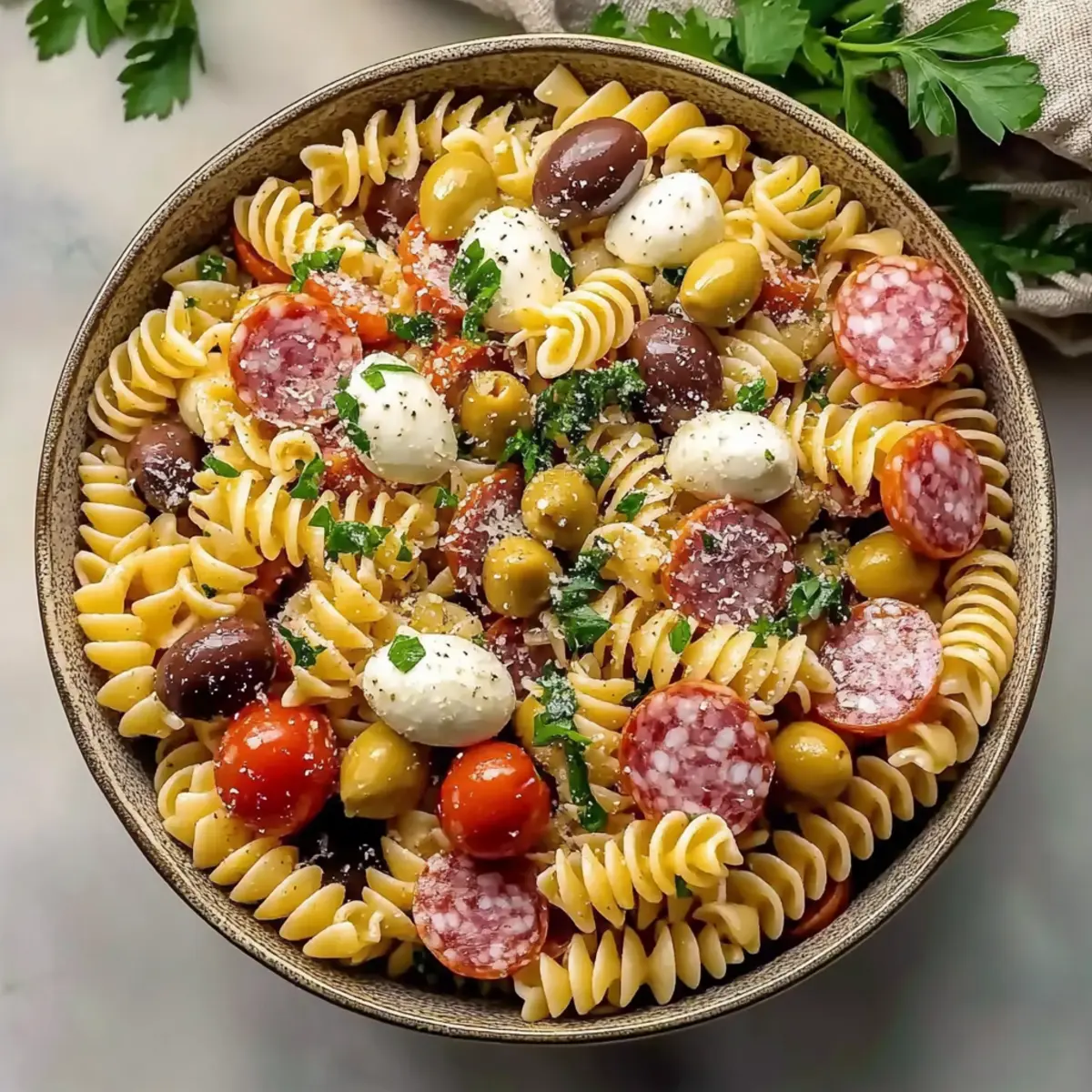 Tasty Italian Pasta Salad