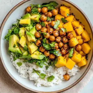 Mango Chickpea Salad