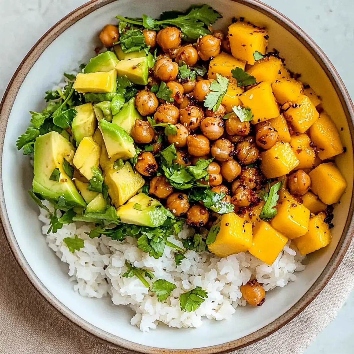 Mango Chickpea Salad