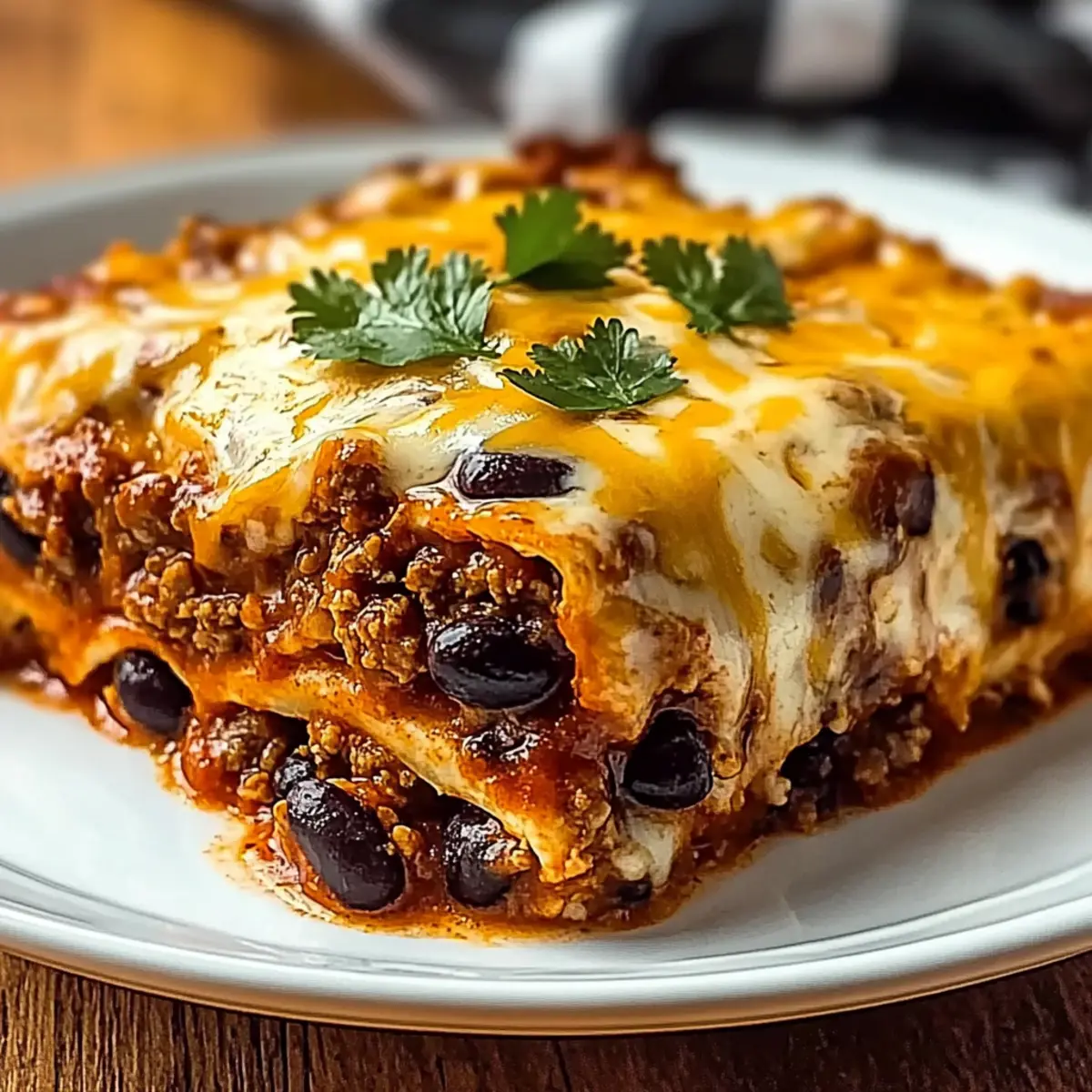 Beef Enchilada Casserole
